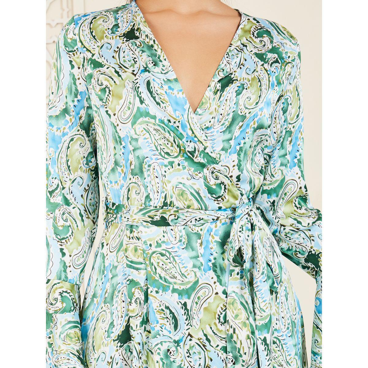 فستان طويل بطبعة بيزلي وكسرات-women-clothing-dresses-image-3