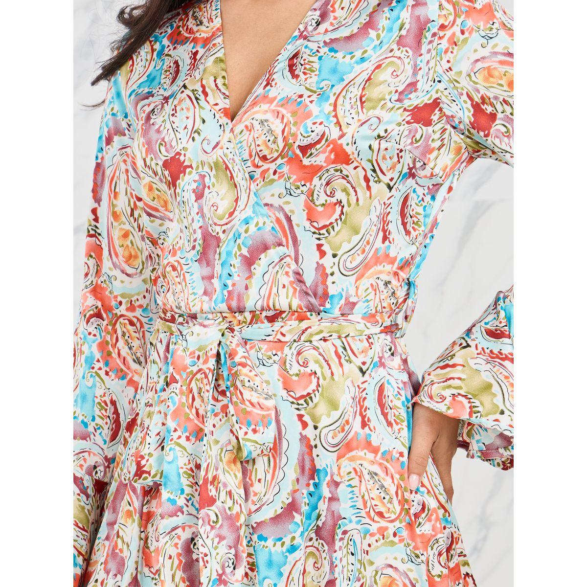 فستان طويل بنمط لف وطبعة بيزلي-women-clothing-dresses-image-3