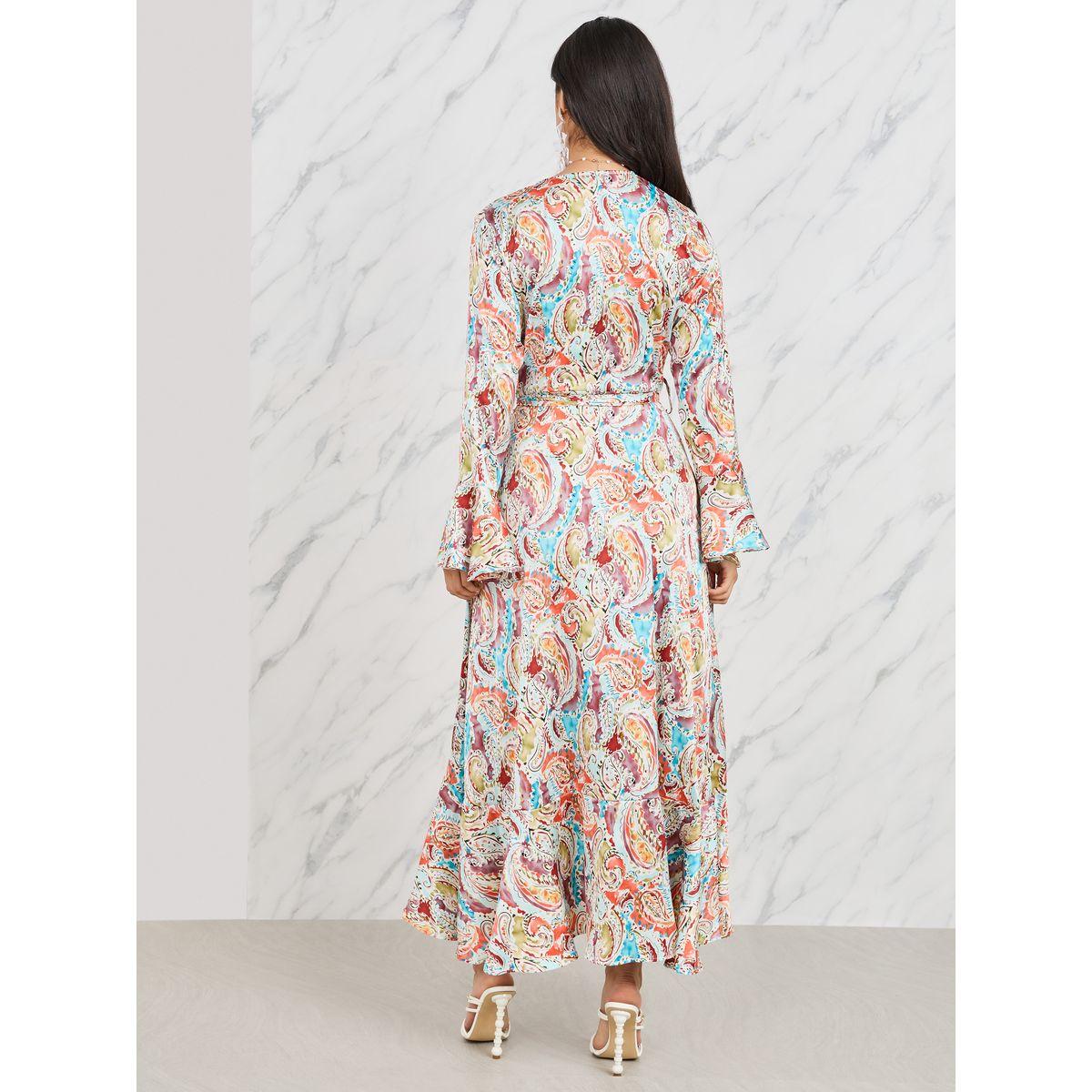 Styli Paisley Print Ruffle Hem Wrap Maxi Dress-women-clothing-dresses-image-4