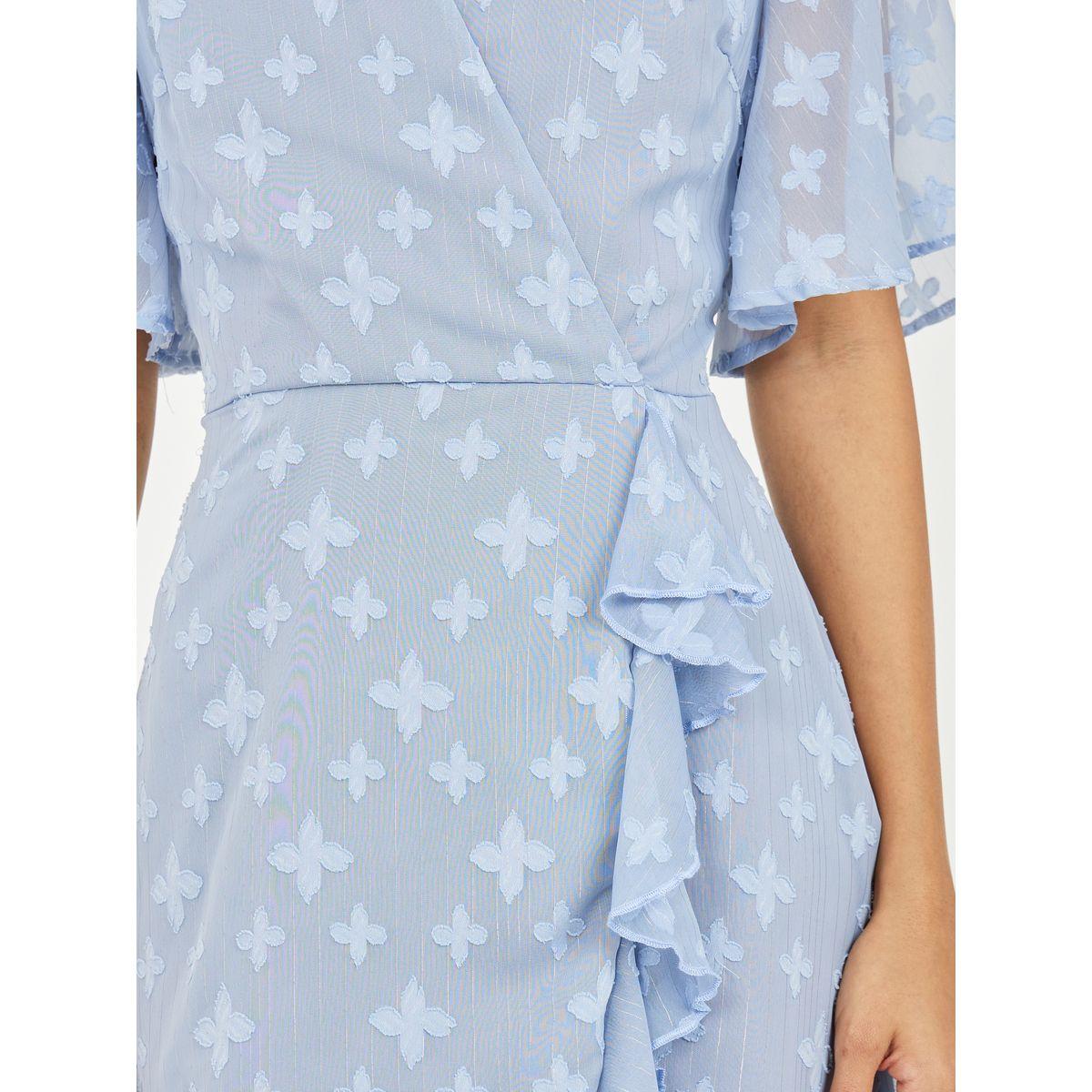 Styli Burnout Texture Ruffle Detail A-Line Wrap Midi Dress-women-clothing-dresses-image-3