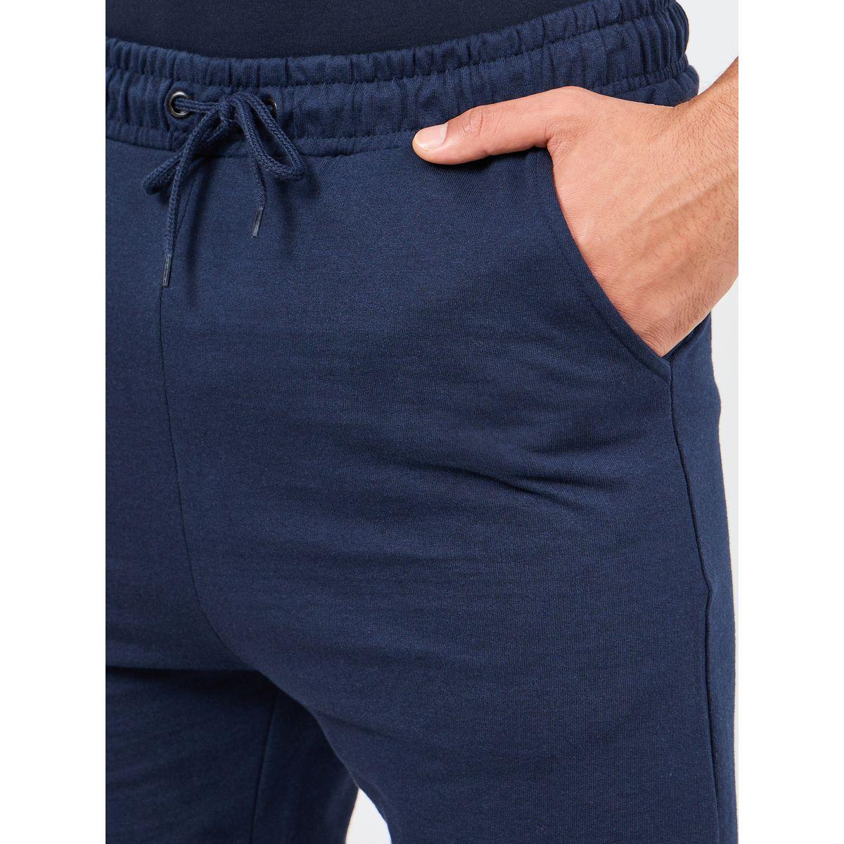 Styli Solid Knit Regular Fit Shorts-men-clothing-bottoms-shorts-image-3