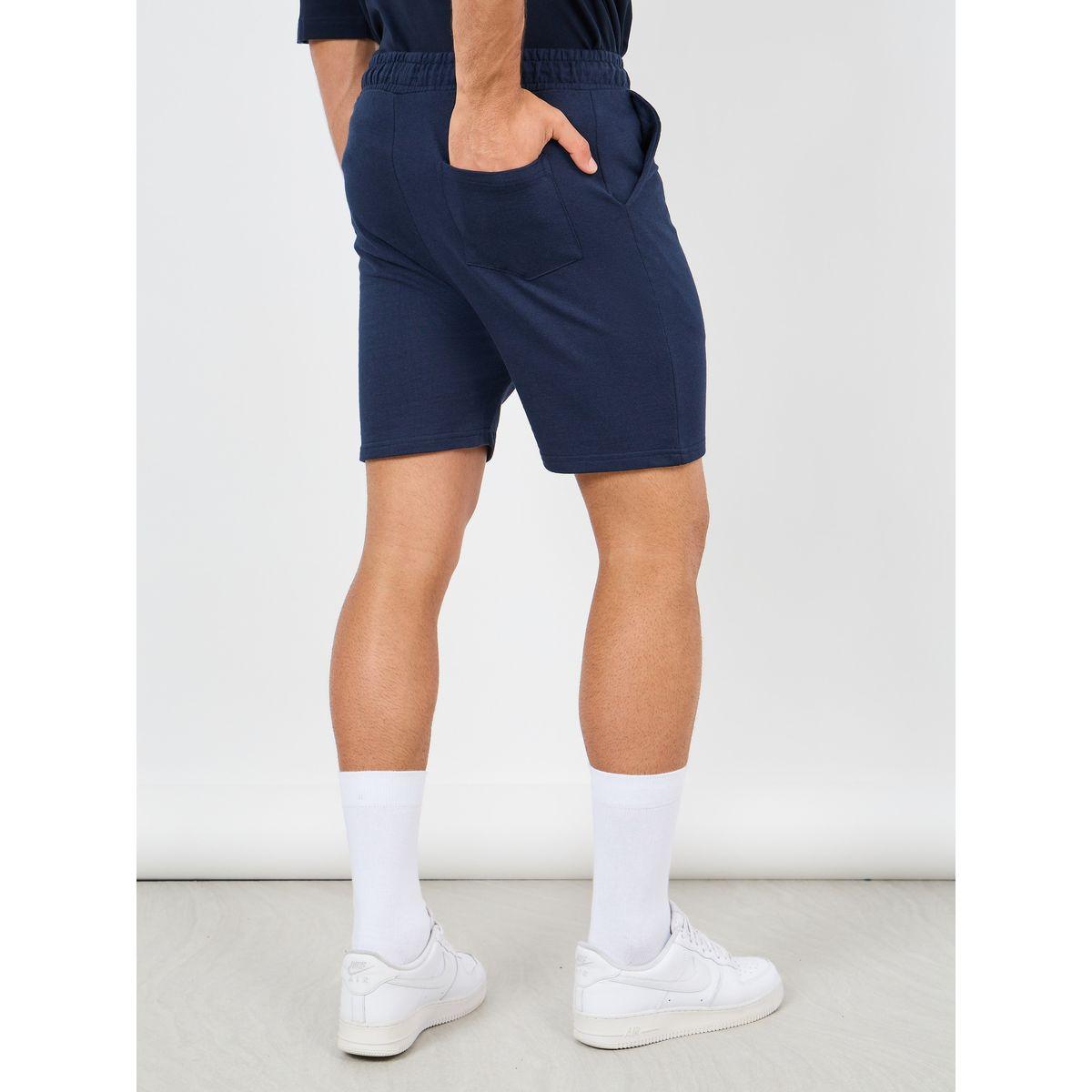 Styli Solid Knit Regular Fit Shorts-men-clothing-bottoms-shorts-image-1