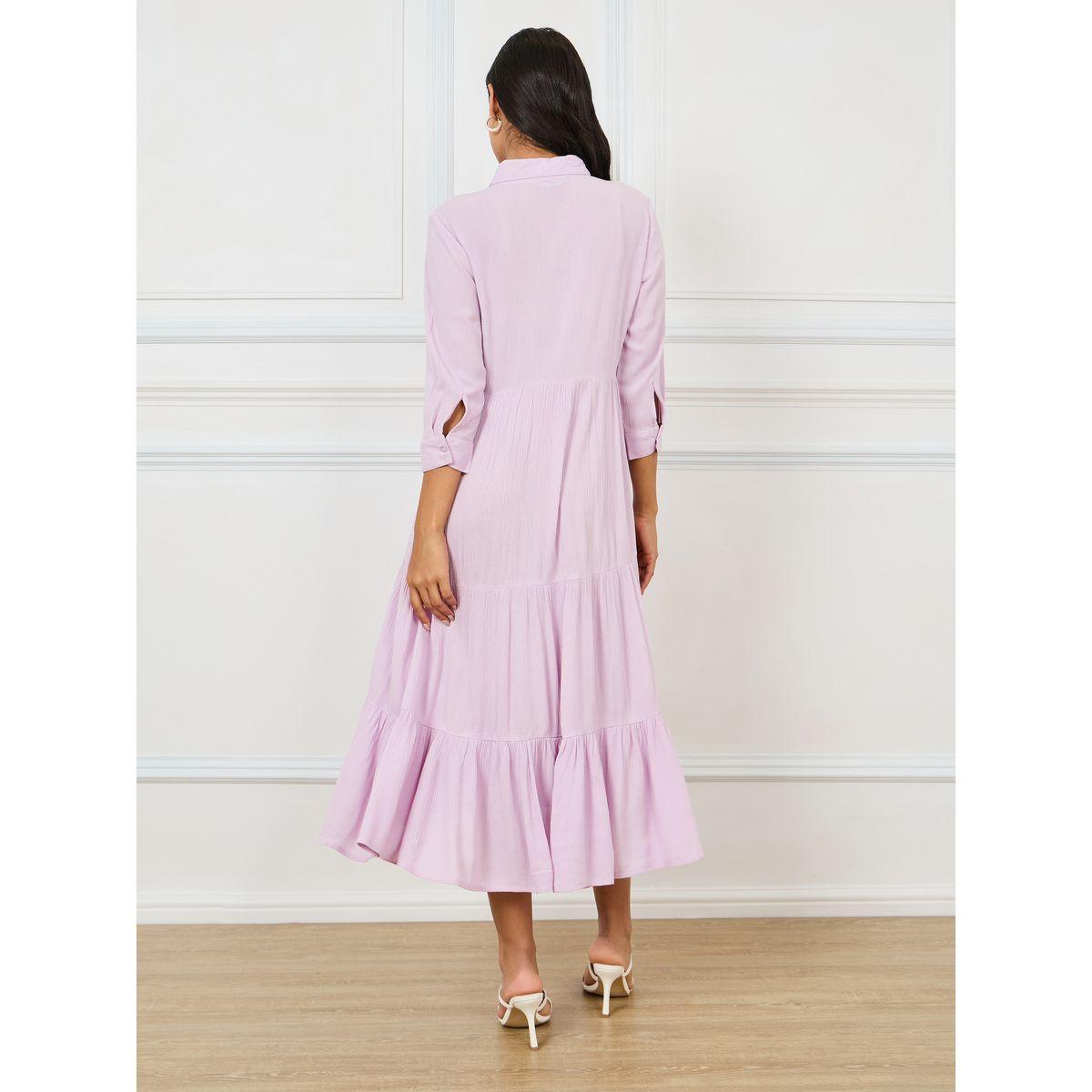 فستان ميدي بكسرات وتفاصيل مُطرّزة-women-clothing-dresses-image-5
