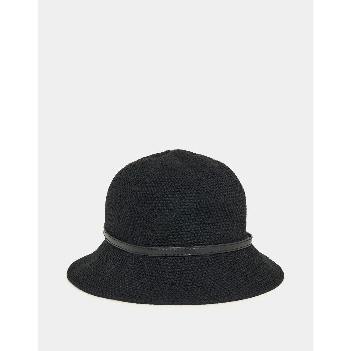 Styli Straw Short Brim Belted Hat-women-clothingaccessories-capsandhats-image-2