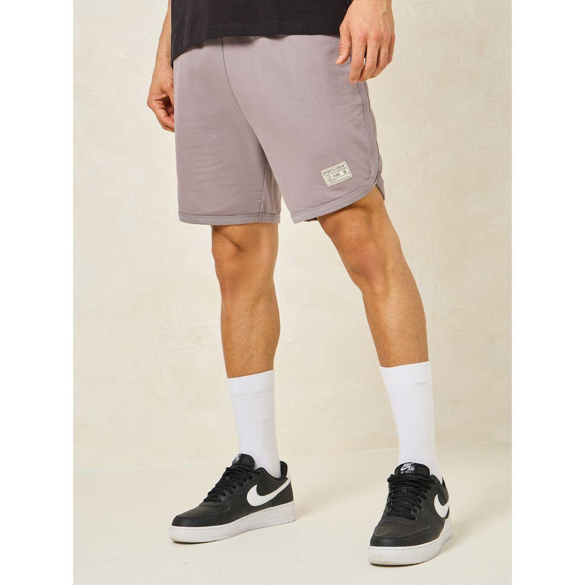شورت تيري مزين بشارة-men-clothing-bottoms-shorts-image-1