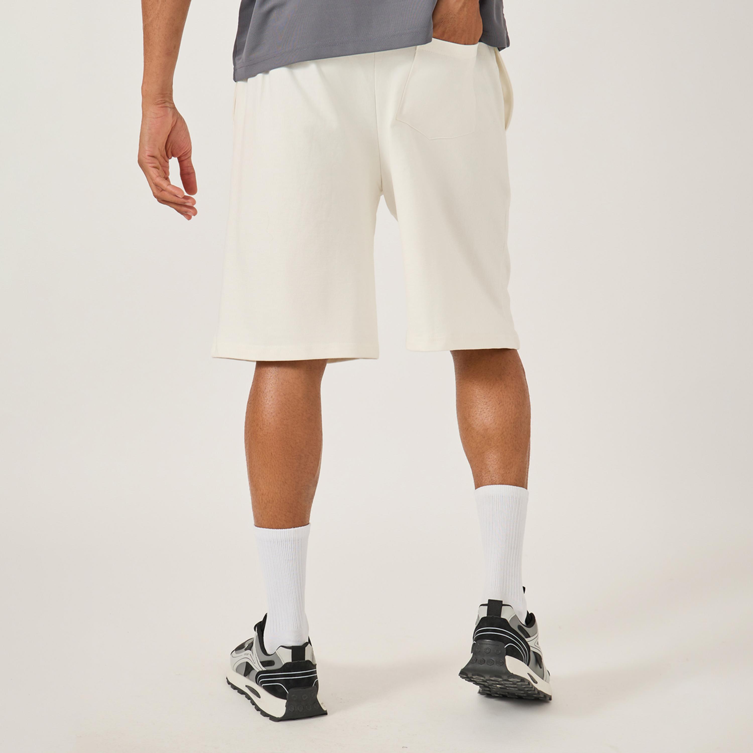 Styli Oversized Solid Shorts with Drawstring-men-clothing-bottoms-shorts-image-4