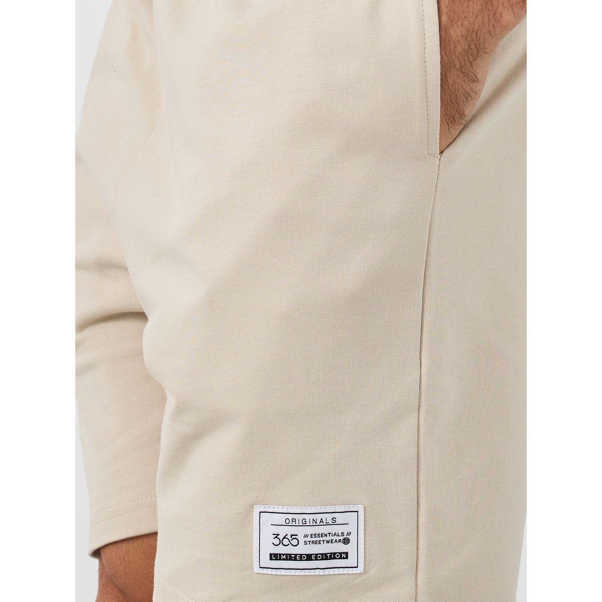Styli Badge Detail Regular Fit Terry Shorts-men-clothing-bottoms-shorts-image-3