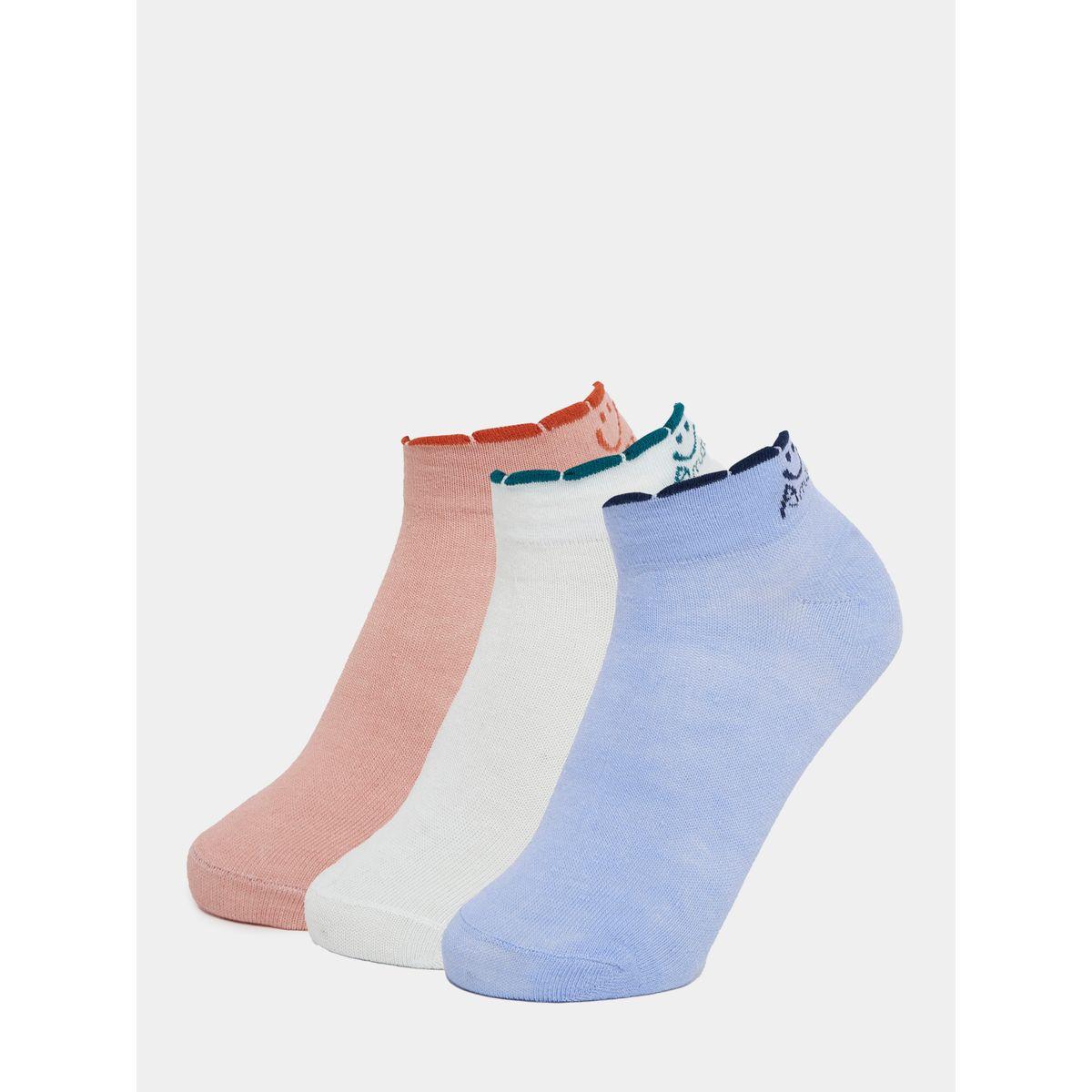 مجموعة من 3 جوارب بطول الكاحل-women-socksandstockings-image-1