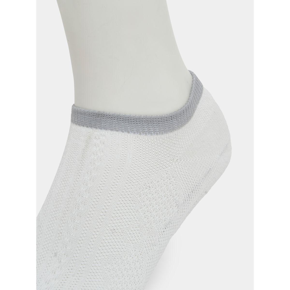Styli Pack of 3 - Ribbed Contrast Cuff Shoeliner Socks-women-socksandstockings-image-5