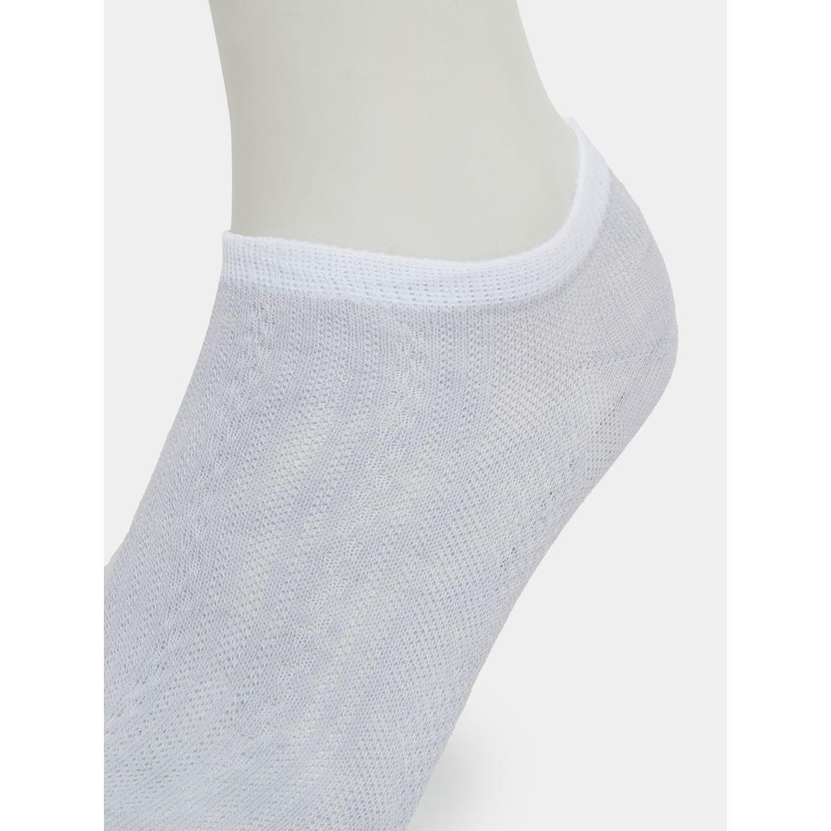 Styli Pack of 3 - Ribbed Contrast Cuff Shoeliner Socks-women-socksandstockings-image-7