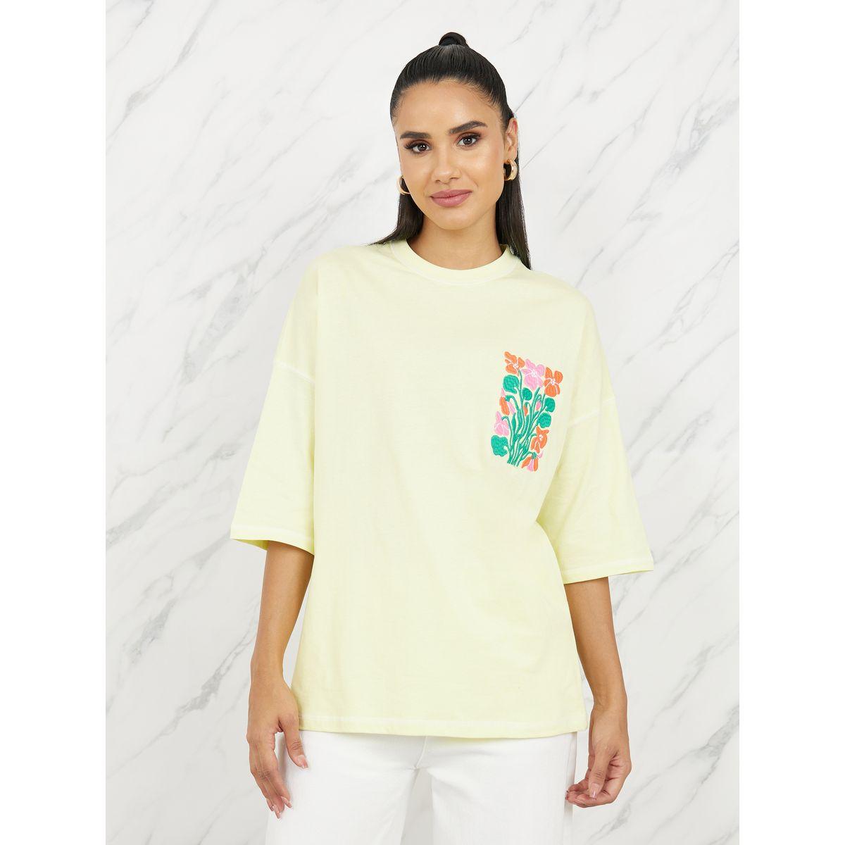 تيشيرت فضفاض مع اكتاف منخفضة-women-clothing-tshirts-image-1