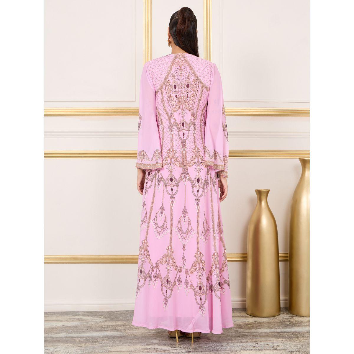 جلابية بتفاصيل مُطرّزة مع ياقة بأربطة-women-arabicclothing-jalabiyas-image-6