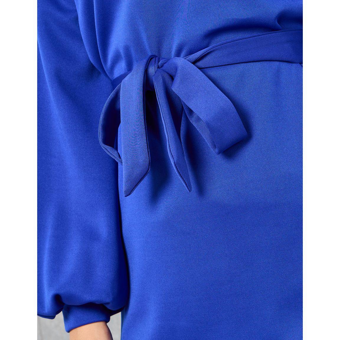 Styli Lantern Sleeves High Neck Blouse & Flare Leg Pants Co-Ords-women-clothing-coordsets-image-3