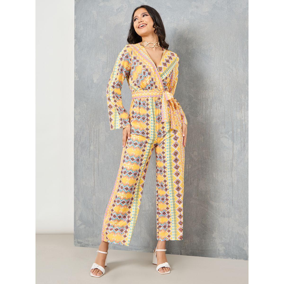Styli  All Over Print Jumpsuit with Self Tie Up-women-clothing-jumpsuits-image-1