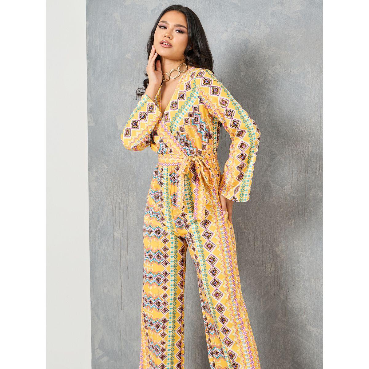 Styli  All Over Print Jumpsuit with Self Tie Up-women-clothing-jumpsuits-image-2