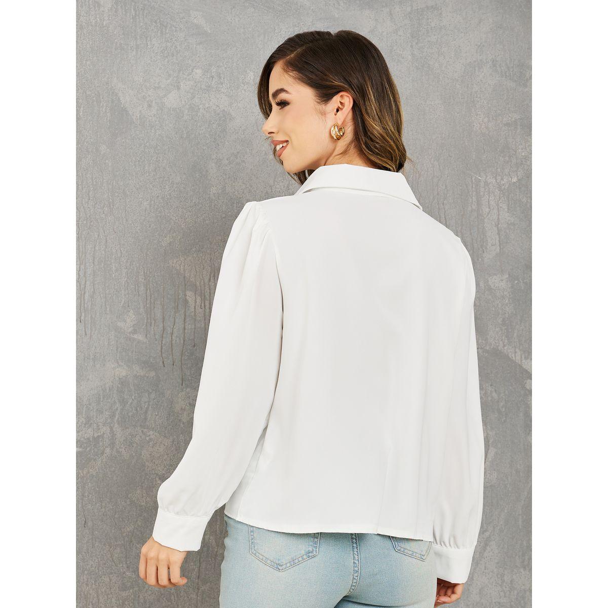 Styli Front Bow Detail Top with Long Sleeves-women-clothing-shirtsandblouses-blouses-image-4