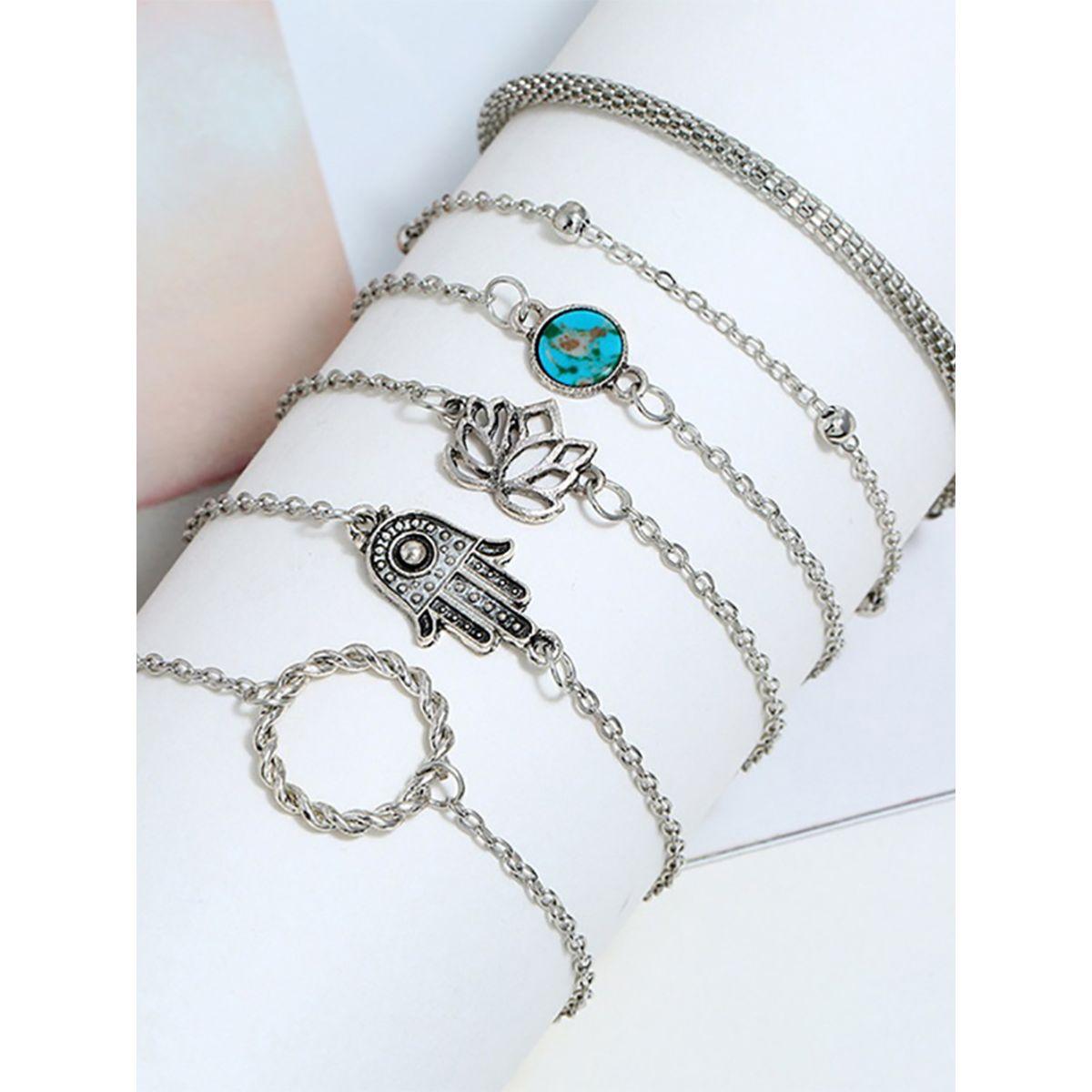 Styli Set of 6 - Vintage Style Bracelets-women-watchesandjewellery-jewellery-banglesandbracelets-image-2