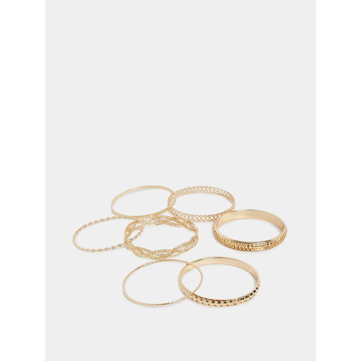 مجموعة من 7 اساور يد عصرية-women-watchesandjewellery-jewellery-banglesandbracelets-image-4