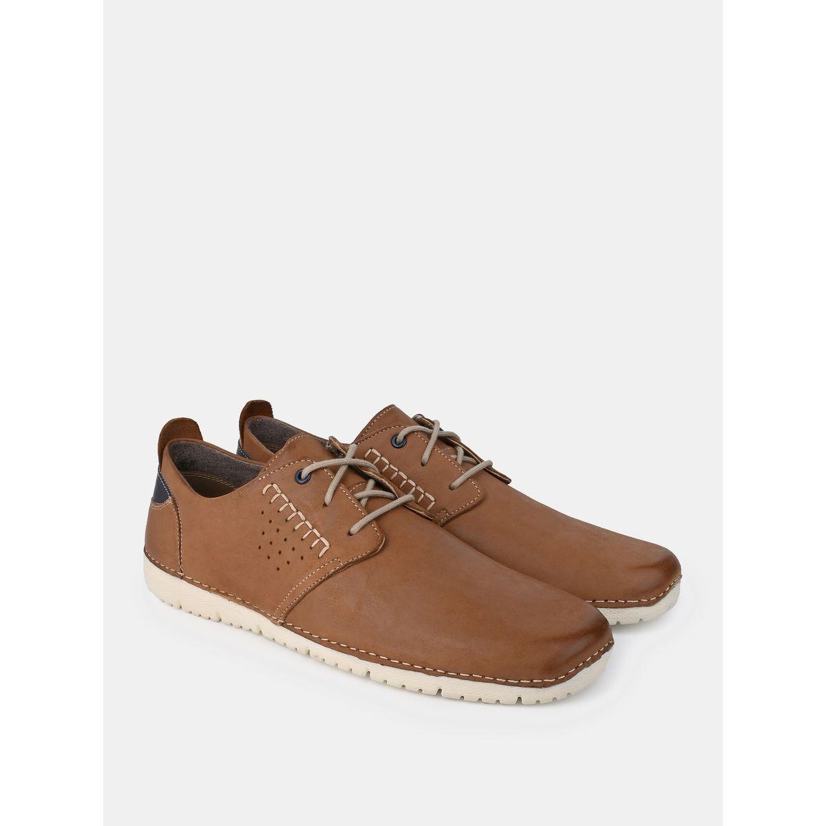 Styli Limited Genuine Leather Stitch Detail Lace Up Shoes-men-shoes-formalshoes-image-4