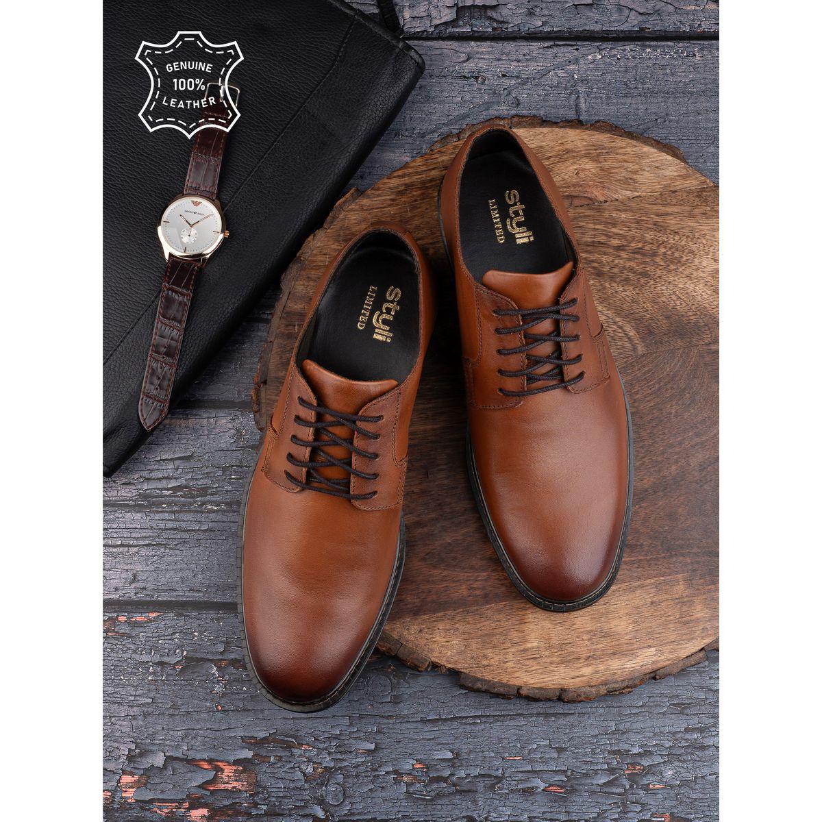 Styli Limited Genuine Leather Lace Up Formal Shoes-men-shoes-formalshoes-image-1