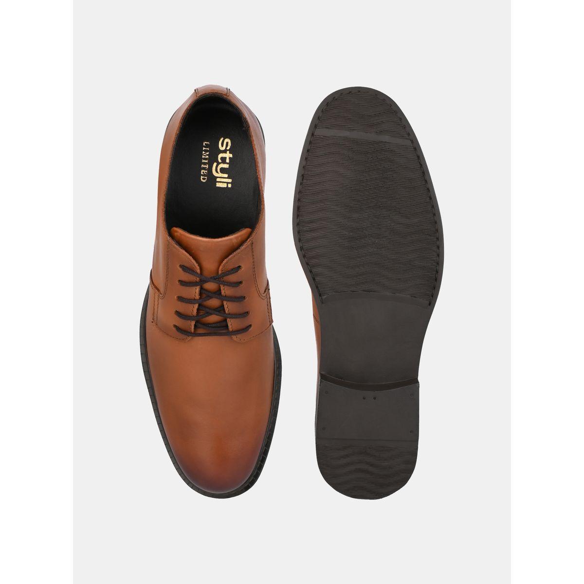 Styli Limited Genuine Leather Lace Up Formal Shoes-men-shoes-formalshoes-image-7