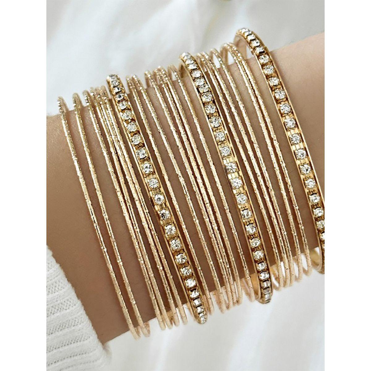 مجموعة من 20 أساور يد كاجوال-women-watchesandjewellery-jewellery-banglesandbracelets-image-5