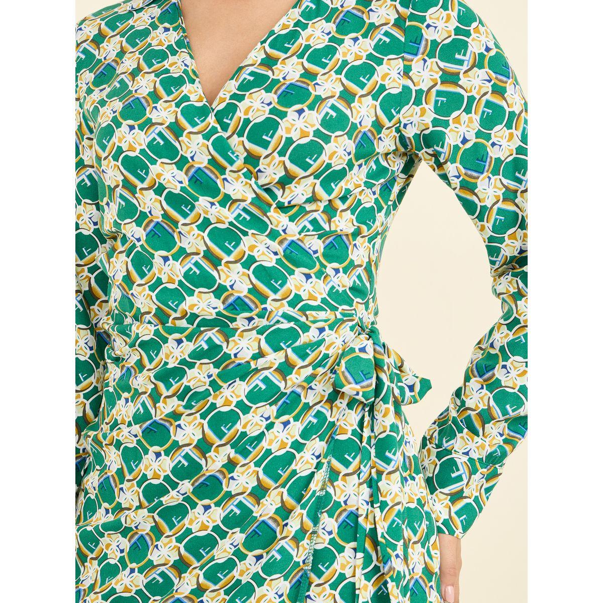 فستان ميدي بنمط لف مع اربطة-women-clothing-dresses-image-3