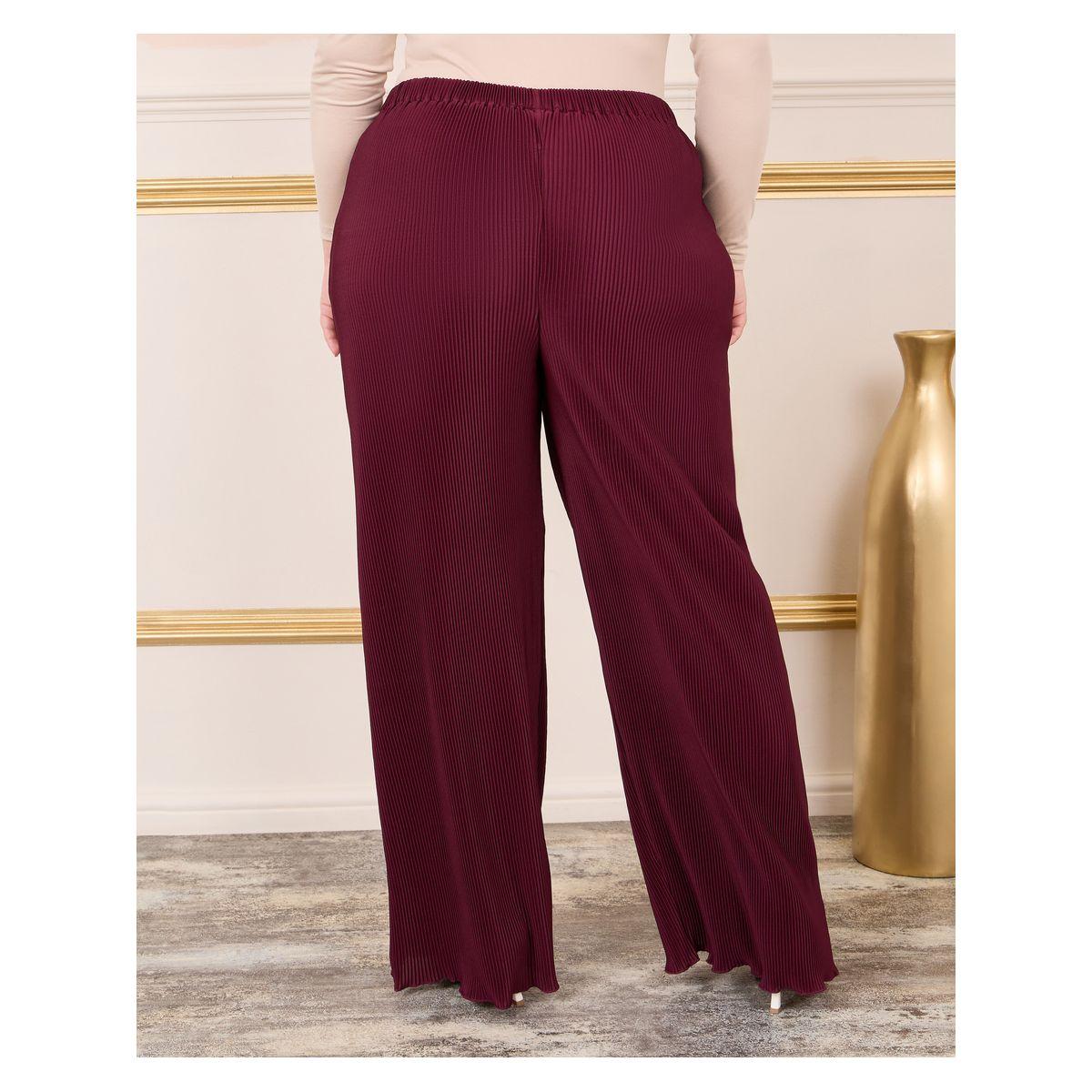 Styli Plus Size Relaxed Fit Plisse Pants-women-clothing-bottoms-trousers-image-4