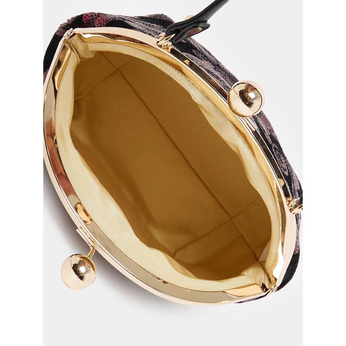 Styli Sequin Embellished Push Lock Handbag-women-bagsandwallets-handbags-image-3