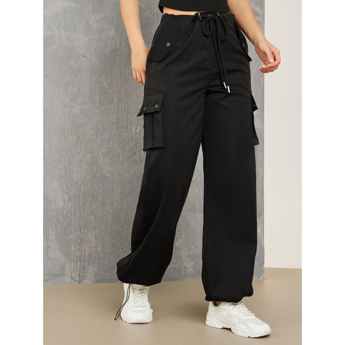 Styli Pocket Detail Cargo Pants with Toggle Drawstring-women-clothing-bottoms-trousers-image-3