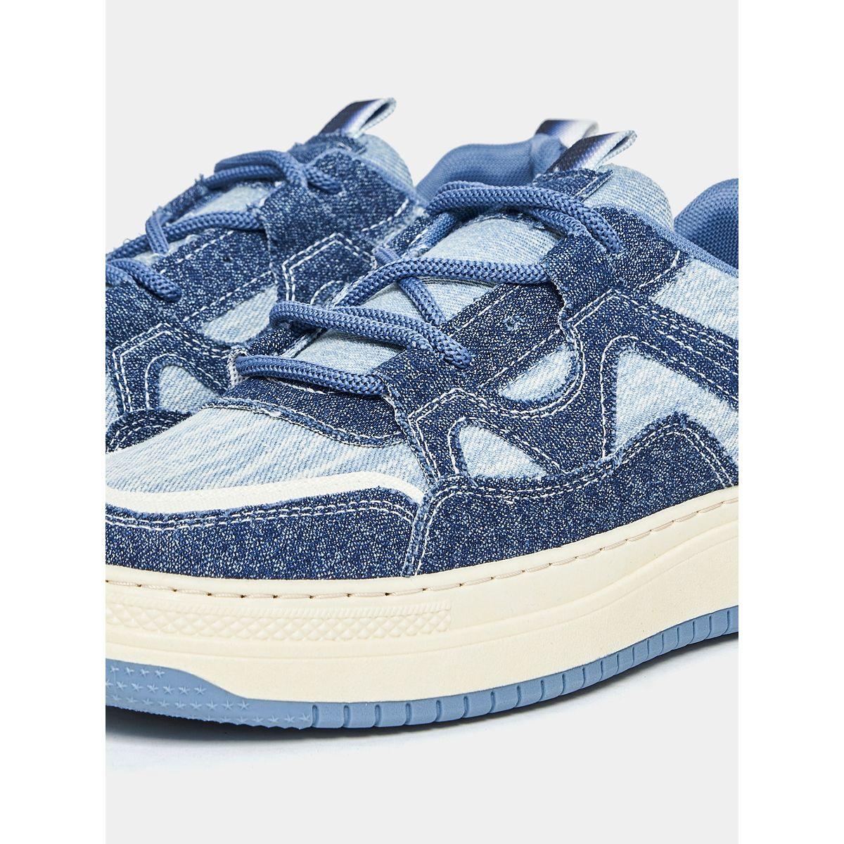 Styli Courtside Suede Accent Lace Up Platform Sneakers-men-shoes-sneakers-image-5