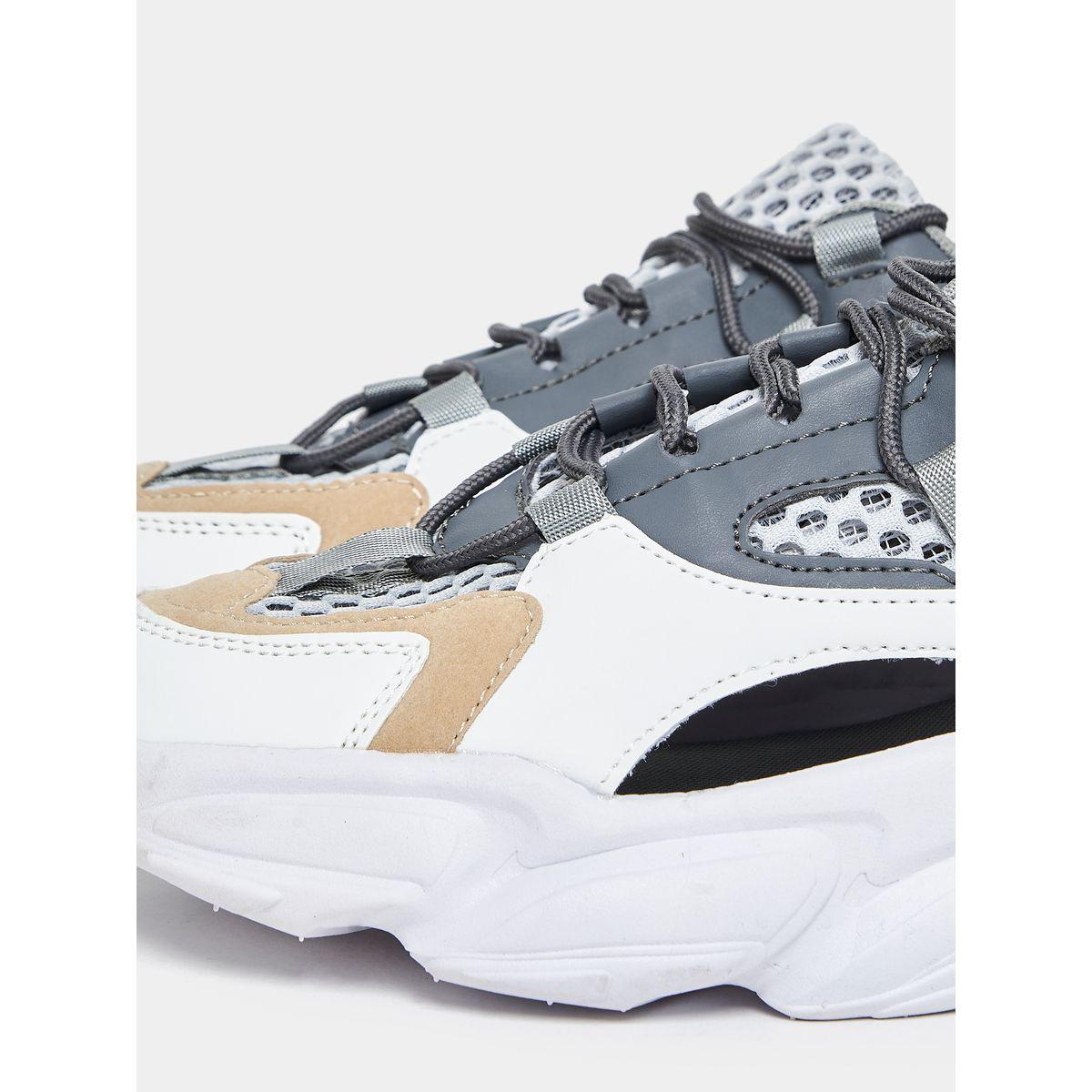 Styli Breathable Lace Up Chunky Sole Sneakers-men-shoes-sneakers-image-4