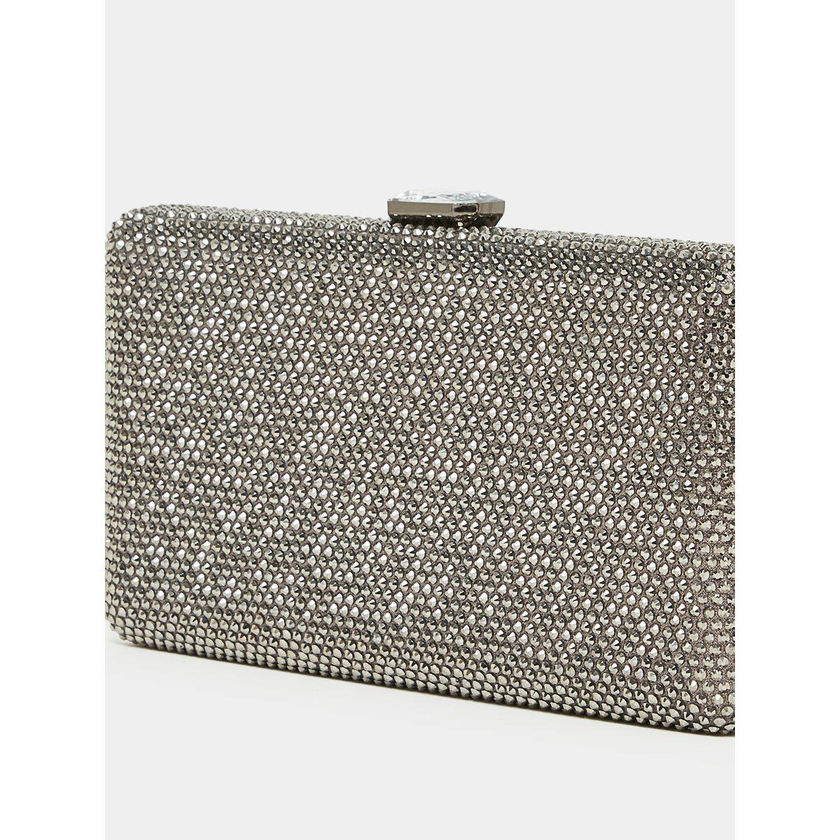 Styli Embellished Clutch Bag with Chain Strap-women-bagsandwallets-handbags-image-2