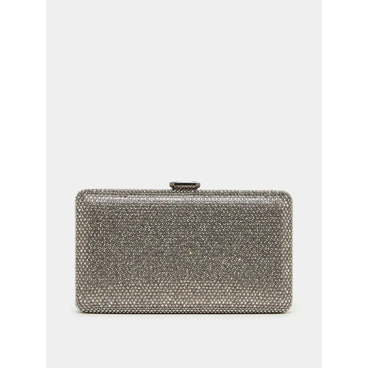 Styli Embellished Clutch Bag with Chain Strap-women-bagsandwallets-handbags-image-3