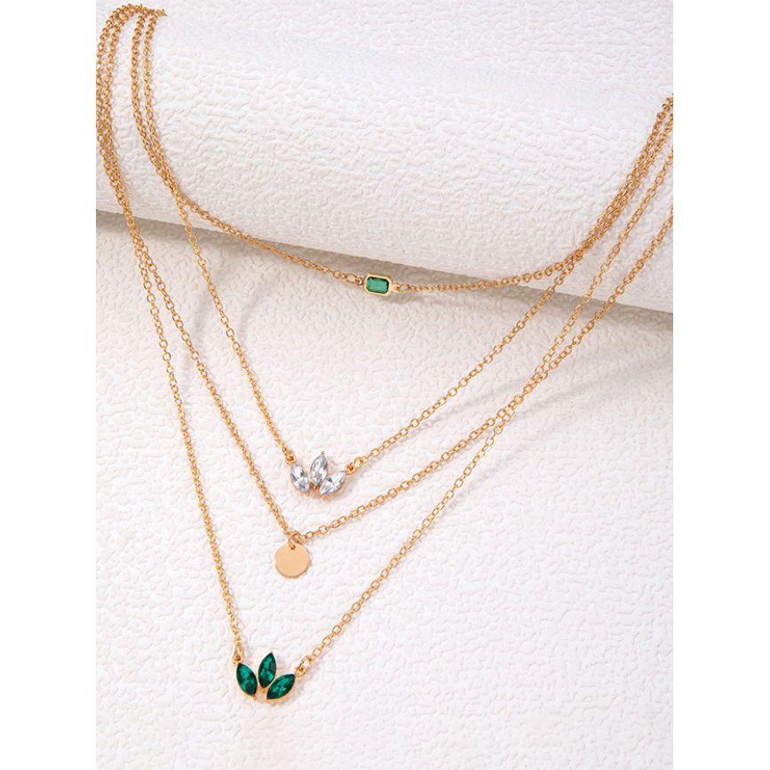Styli Drop Pendant Layered Necklace-women-watchesandjewellery-jewellery-necklacesandpendants-image-2