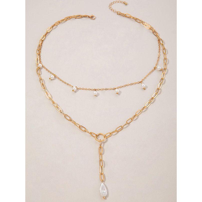 Styli Long Drop Layered Necklace-women-watchesandjewellery-jewellery-necklacesandpendants-image-1
