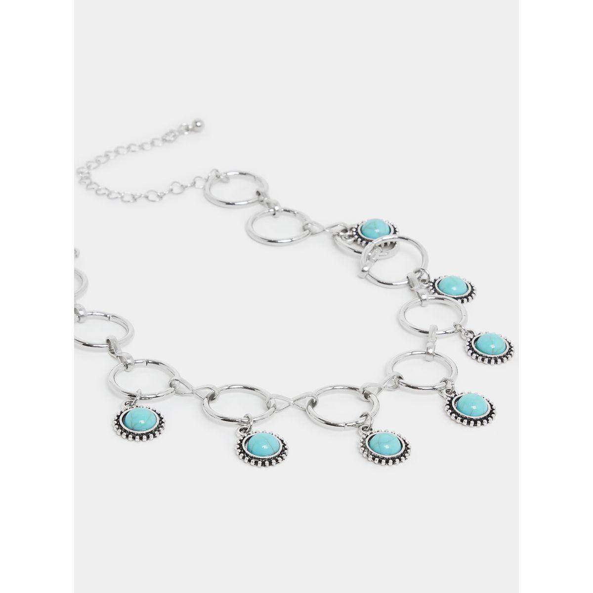 Styli Vintage Drop Design Choker Necklace-women-watchesandjewellery-jewellery-necklacesandpendants-image-1