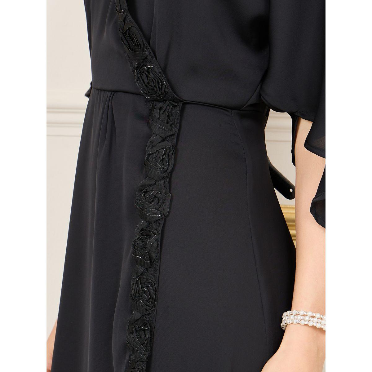 فستان طويل بحافة غير متماثلة الطول-women-clothing-dresses-image-3