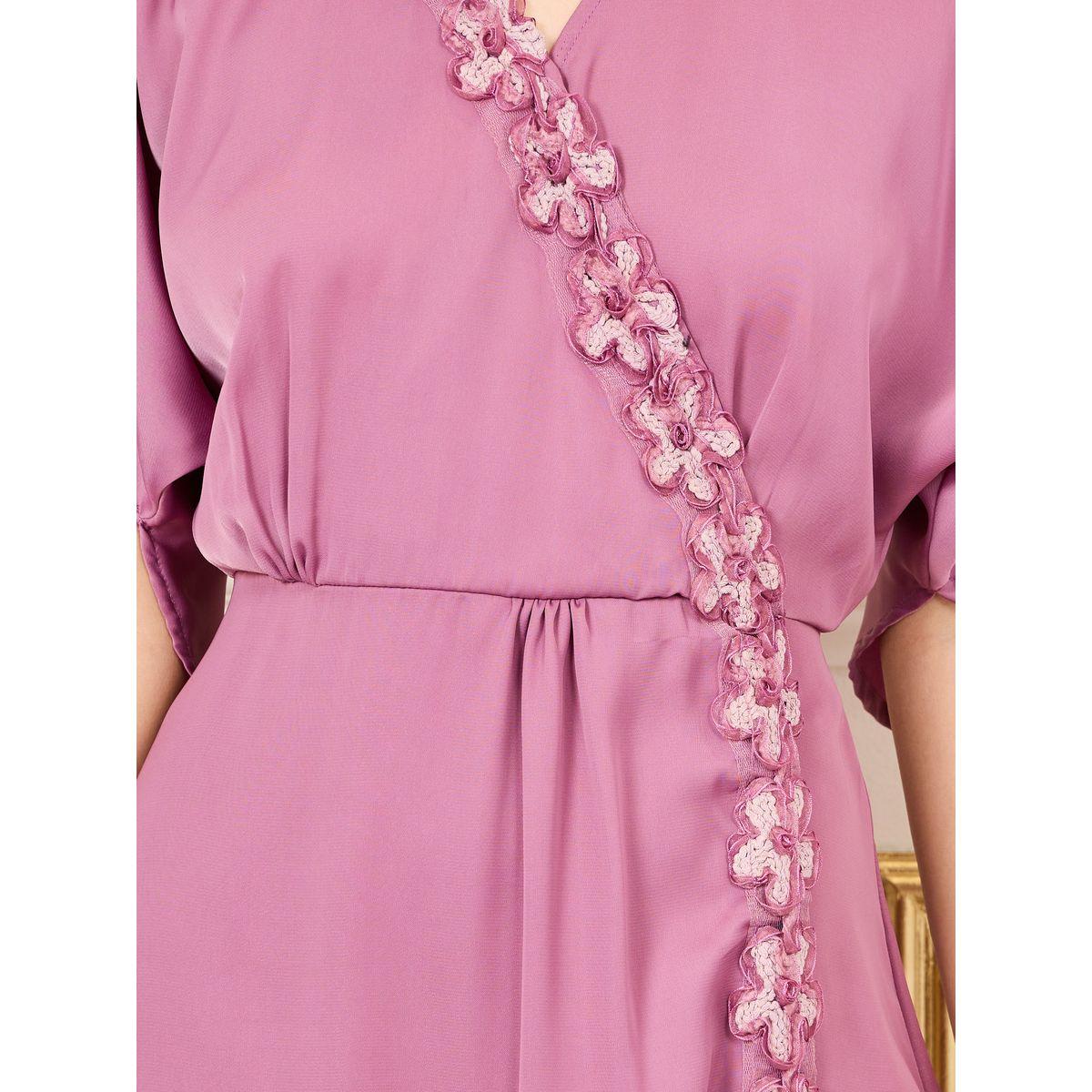 فستان طويل بحافة غير متماثلة الطول-women-clothing-dresses-image-3