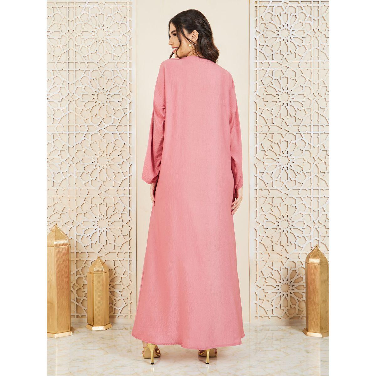 جلابية طويلة بتفاصيل مُطرّزة وأربطة-women-arabicclothing-jalabiyas-image-5