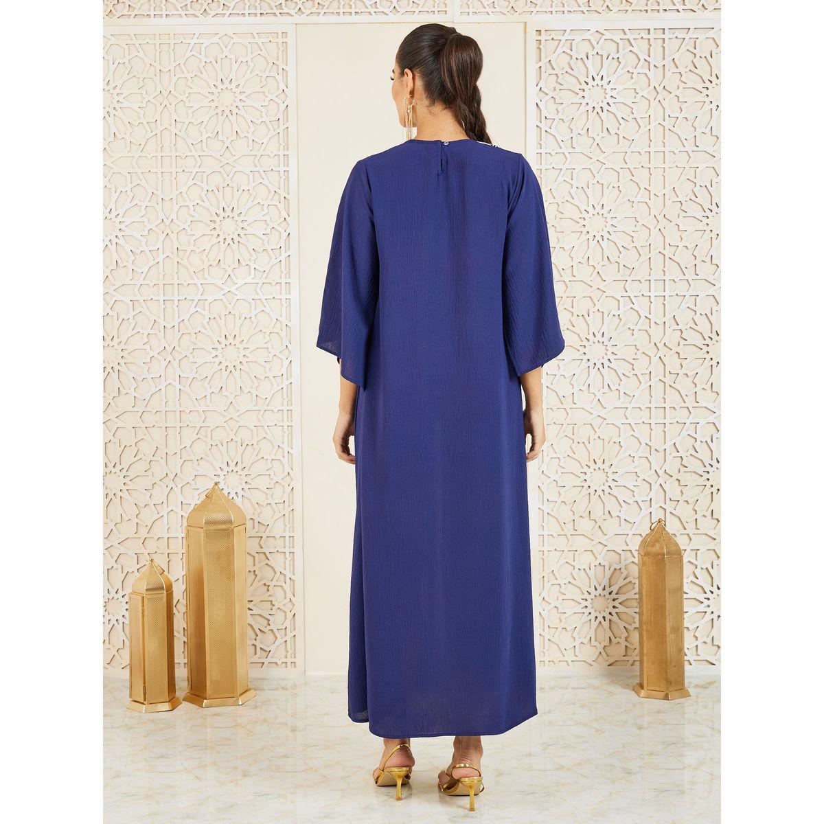 Styli Embroidered Cape Sleeves Jalabiya-women-arabicclothing-jalabiyas-image-4