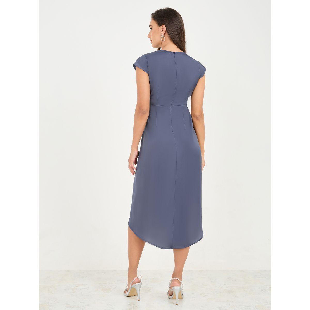 فستان ميدي بحافة غير متماثلة الطول-women-clothing-dresses-image-4