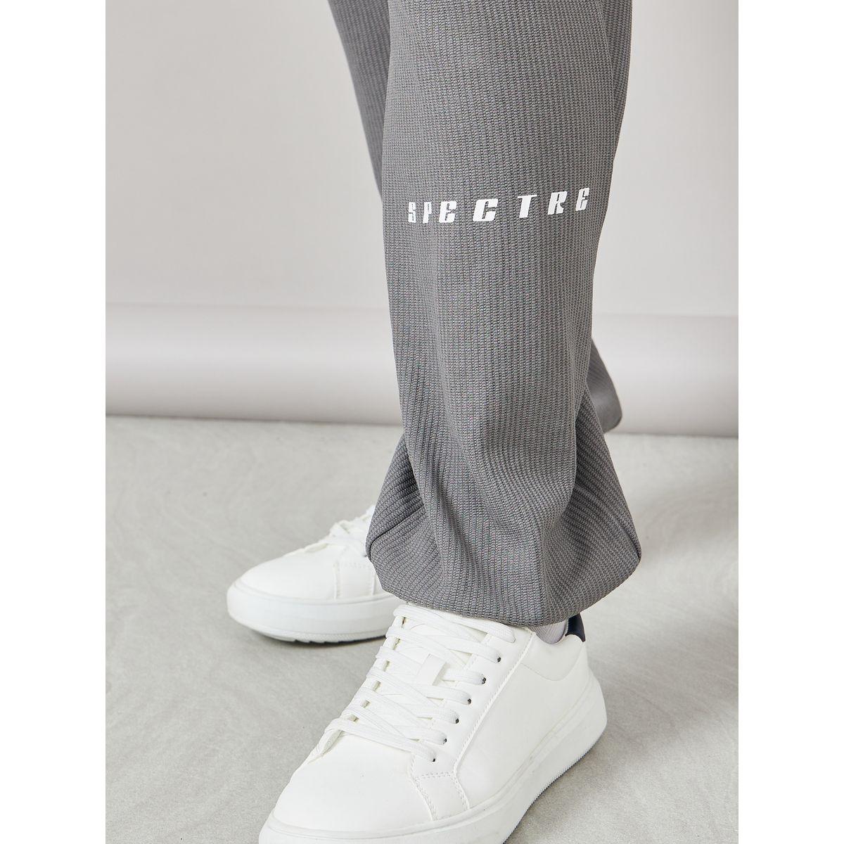 جوغر واسع محبوك بنمط وافل-men-clothing-bottoms-joggers-image-4