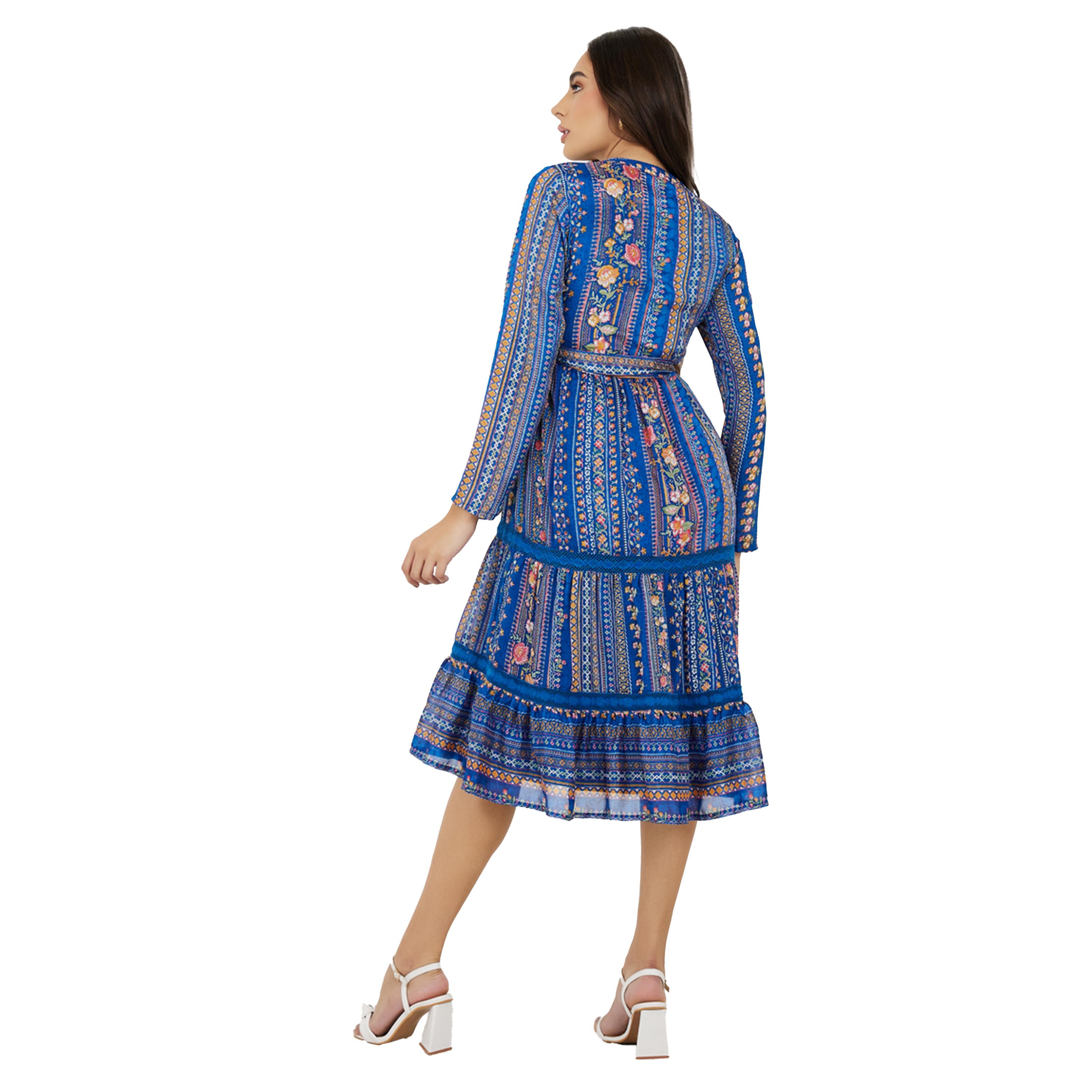 Styli All-Over Print Long Sleeve A-Line Midi Dress-women-clothing-dresses-image-4