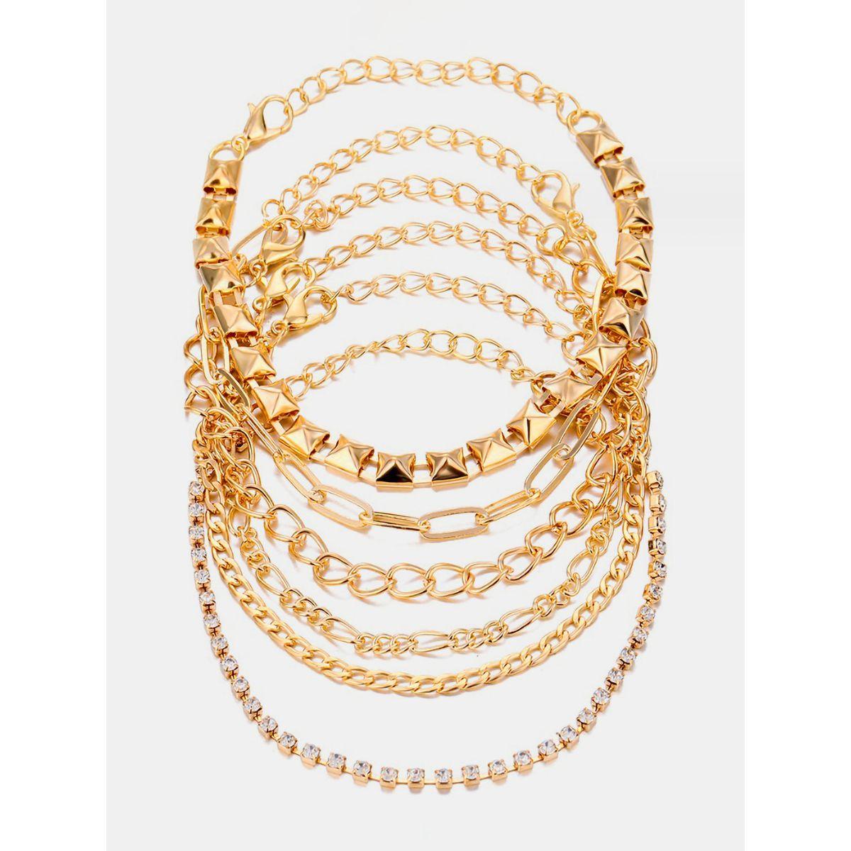Styli Set of 6 - Embellished Stud Bracelets-women-watchesandjewellery-jewellery-banglesandbracelets-image-1