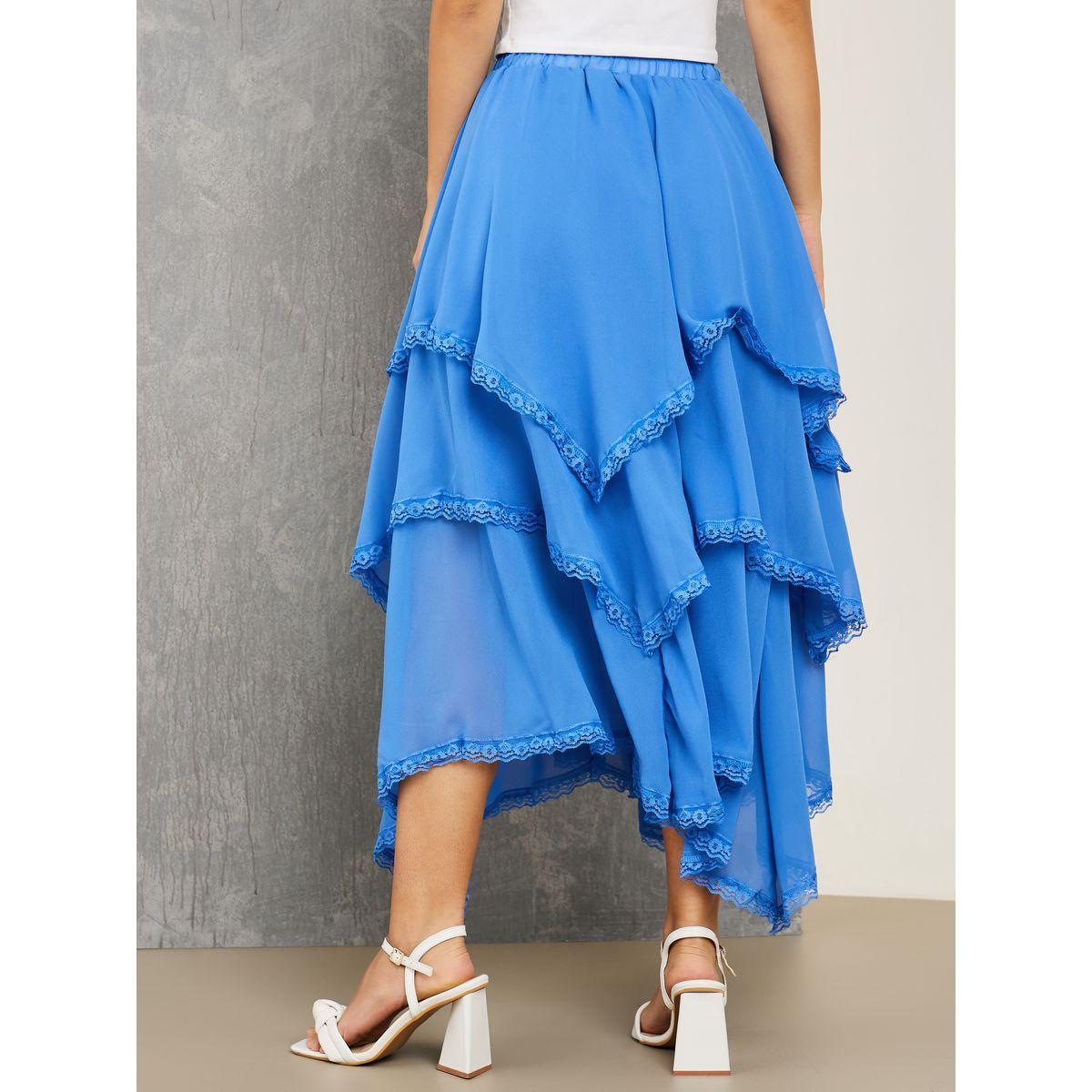 تنورة بتفاصيل دانتيل وطبقات-women-clothing-bottoms-skirts-image-4