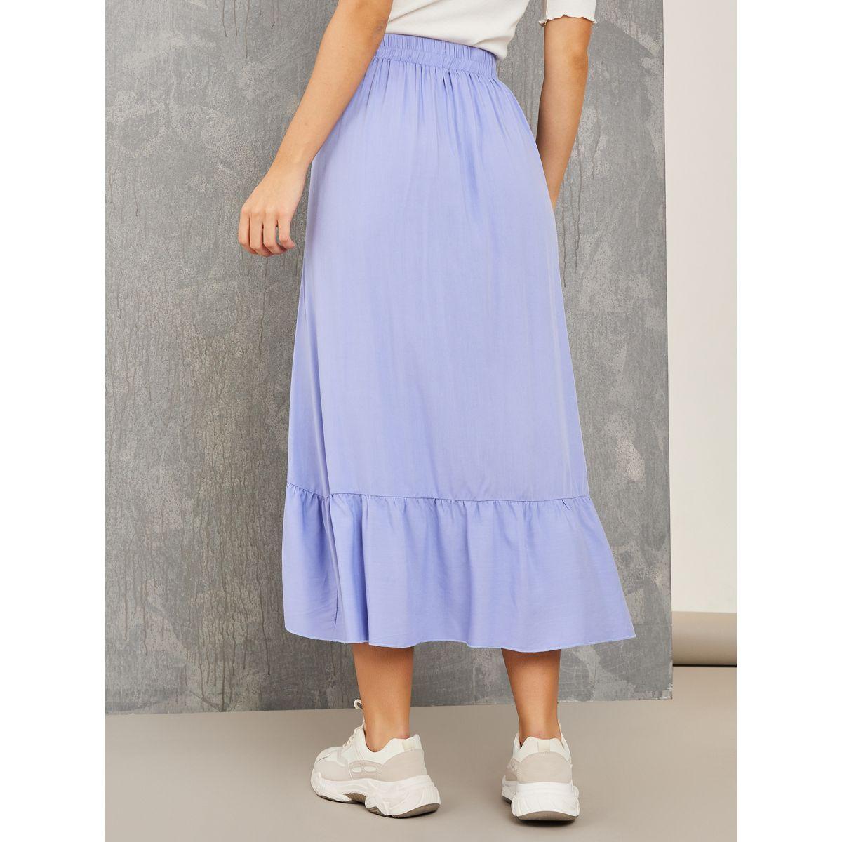 Styli High Low Hem Ruffled Skirt-women-clothing-bottoms-skirts-image-4
