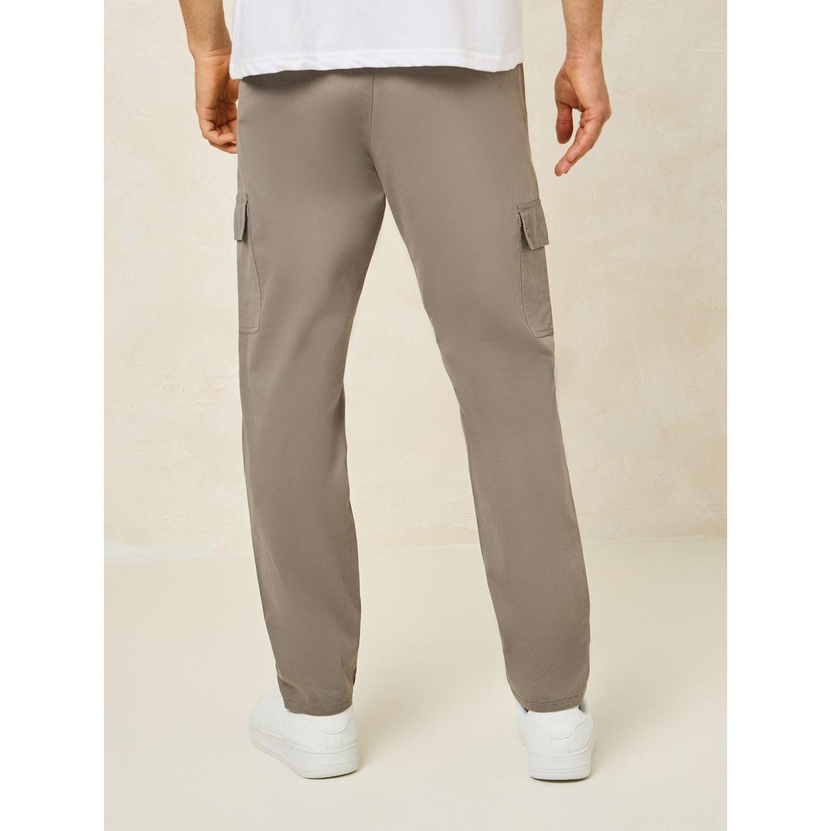 بنطال تشينو بنمط كاجو وقصة سليم فت-men-clothing-bottoms-trousersandchinos-chinos-image-4