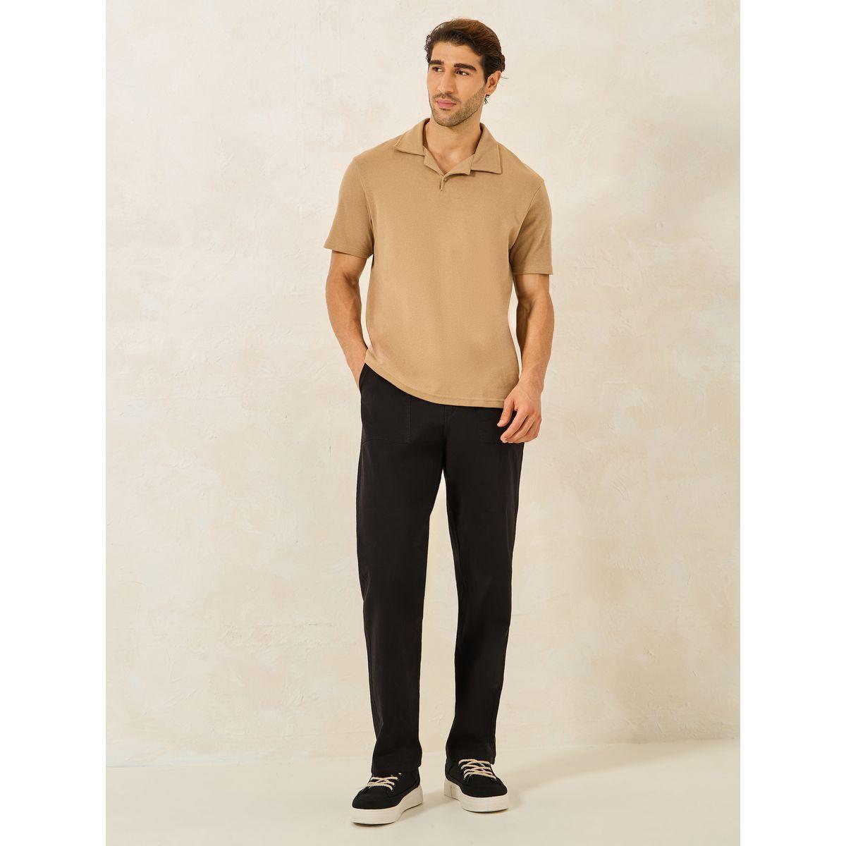 بنطال تشينو قطن بقصة مريحة وتفاصيل جيوب-men-clothing-bottoms-trousersandchinos-chinos-image-2
