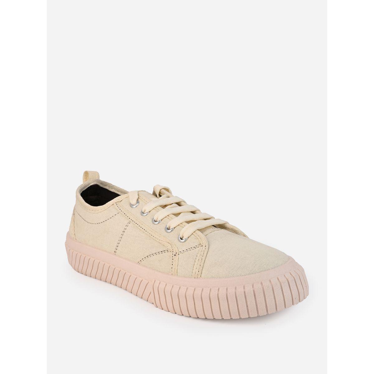 Styli Contrast Stitch Casual Canvas Lace Up Sneakers-men-shoes-loafersandmoccasins-image-2